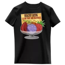 Devil Fruits Girls Kids T-shirt “Gum-Gum Fruit” – One Piece parody