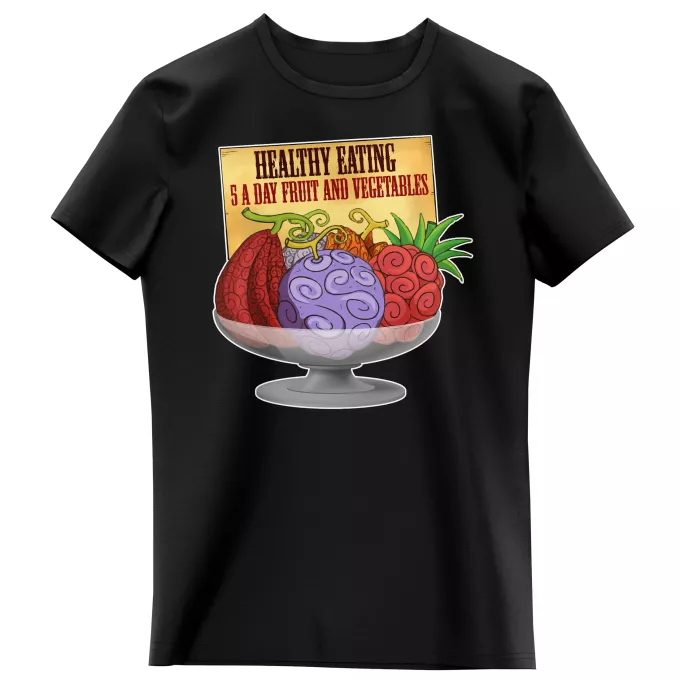Girls Kids T-shirts Parody of One Piece Devil Fruits - Gum-Gum Fruit
