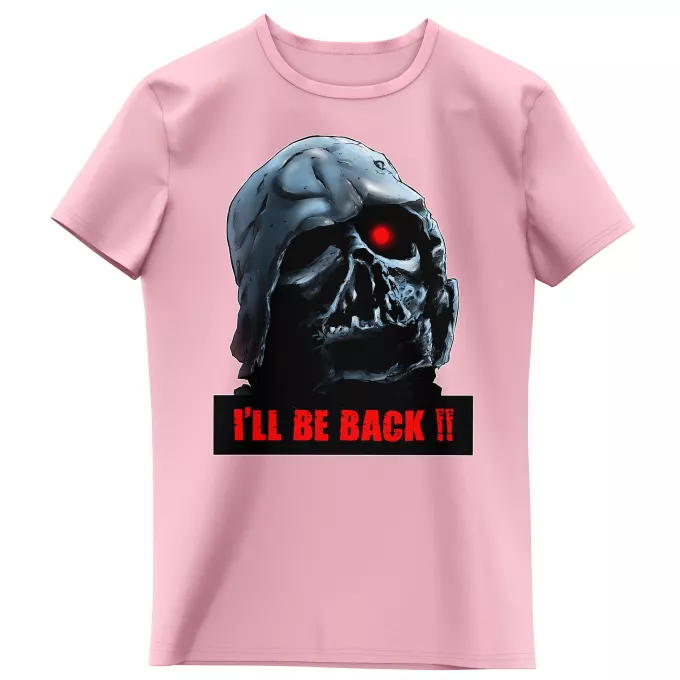 Girls Kids T-shirts Parody of Star Wars Darth Vader X Terminator