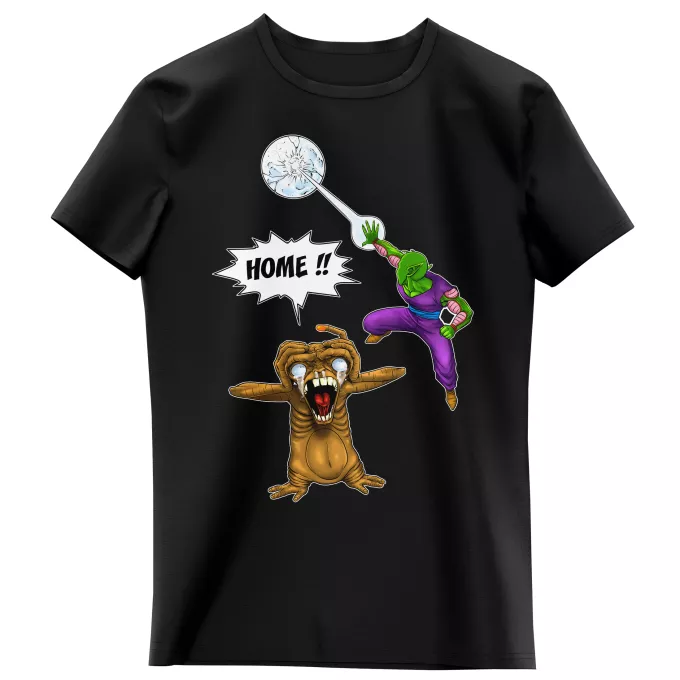 Girls Kids T-shirts Parody of Dragon Ball Z - DBZ Piccoloand ET the Extra-Terrestrial