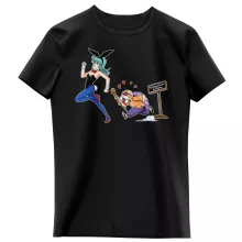Master Roshi Girls Kids T-shirt “Master Roshi and Bulma” – Dragon Ball parody