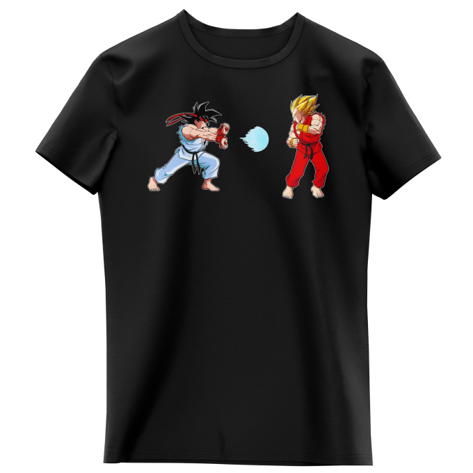 Dragon Ball Z - DBZ Parody Black Girls Kids T-shirt - Ryu Vs Ken and ...