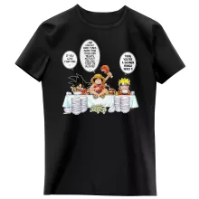 Son Goku Girls Kids T-shirt “Son Goku, Naruto and Luffy” – Naruto parody