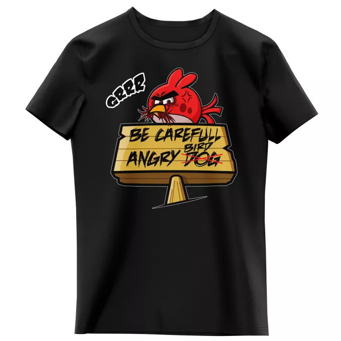 Girls Kids T-shirts Parody of Angry Birds Angry Birds