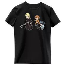 L Flickor barnens T-shirts “L, Lignt Yagami och Kira” – Parodi Bleach