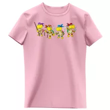 T-shirts crianças raparigas Paródias de videojogos