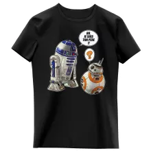 T-shirt Enfant Fille BB-8 « BB, je suis ton père !! » – Parodie Star Wars