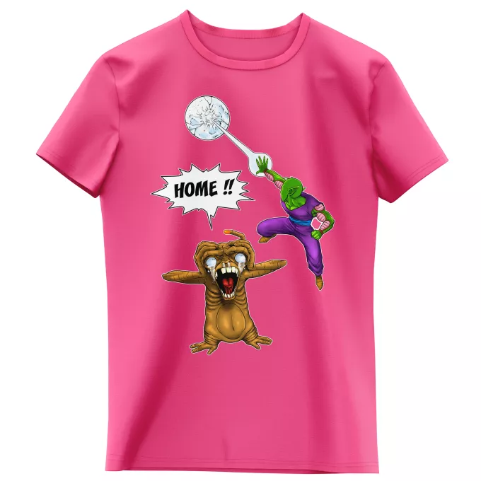 Girls Kids T-shirts Parody of Dragon Ball Z - DBZ Piccoloand ET the Extra-Terrestrial