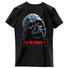 Camiseta Niña Darth Vader “Darth Vader y Terminator” – Parodia de Star Wars