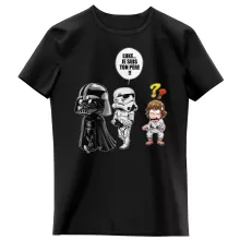 T-shirt Enfant Fille Dark Vador « Luke...Je suis ton père !! » – Parodie Star Wars