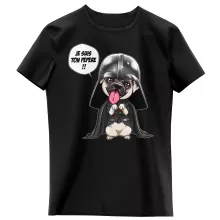T-shirt Enfant Fille Dark Vadog « Je suis ton pépère... !! » – Parodie Star Wars
