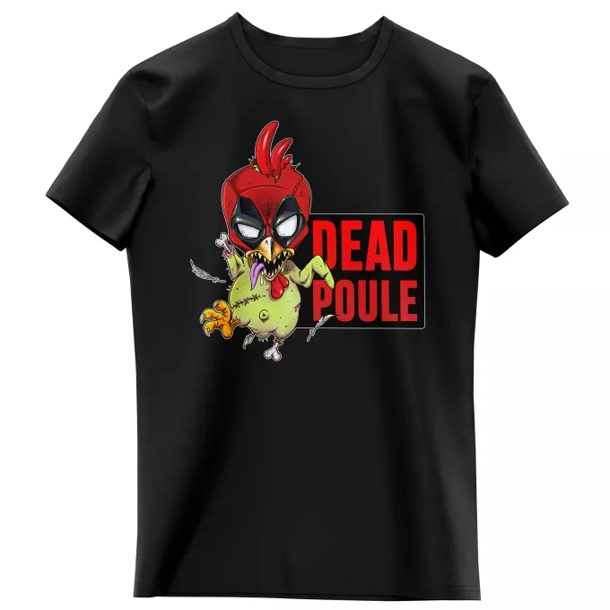 T-shirts Enfants Filles Parodie Deadpool Dead Poule - Deadpool ou Dead Poule