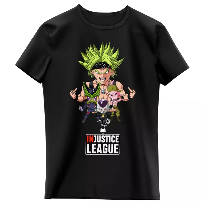 T-shirts kinderen meisjes Parodie Dragon Ball Z - DBZ Broly, Majin Buu, Cell en Freezer
