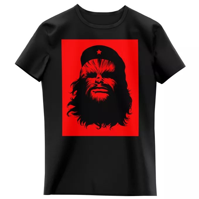Flickor barnens T-shirts Parodi Stjärnornas krig Chewbacca