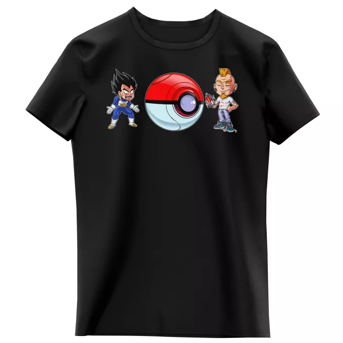 Camisetas Niñas Parodia Pokémon Vegeta
