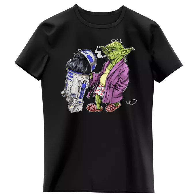 Magliette per bambine e ragazze Paoridia Star Wars R2-D2 e Yoda