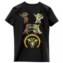 T-shirt Enfant Fille Yoda « Une fusion venue de l'Espace ! » – Parodie Star Wars