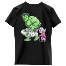 Der unglaubliche Hulk Mädchen Kinder T-Shirt – Parodie auf MCU