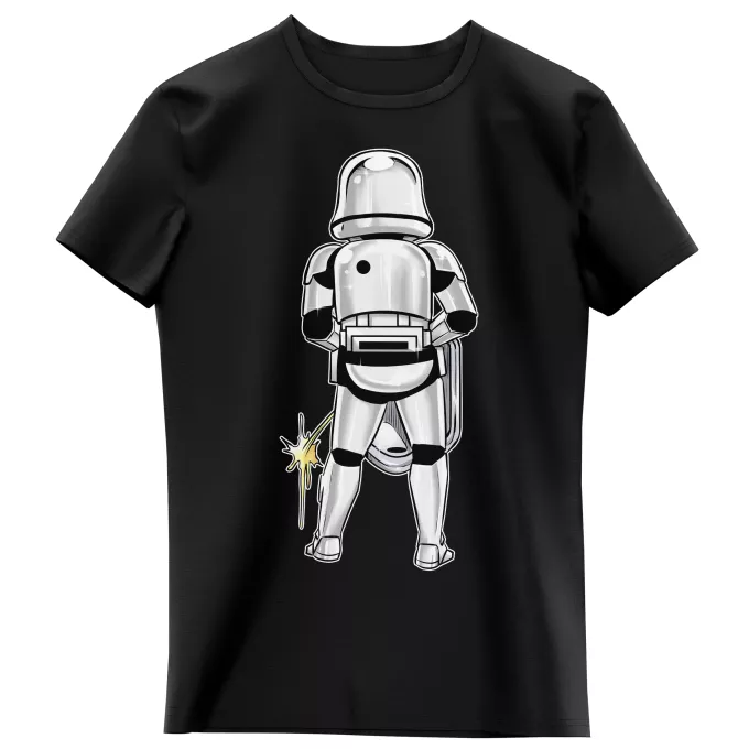 Girls Kids T-shirts Parody of Star Wars Imperial Stormtrooper