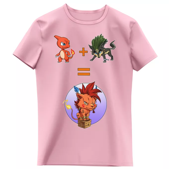 Magliette per bambine e ragazze Paoridia Pokémon Red XIII, Link Lupo e Charmeleon