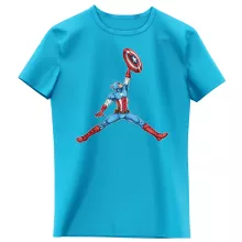 Steve Rogers Girls Kids T-shirt “Steve Rogers aka Captain America” – Captain America parody