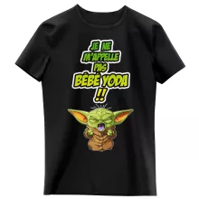 T-shirt Enfant Fille Grogu « Un cri du coeur et avec force ! » – Parodie Star Wars
