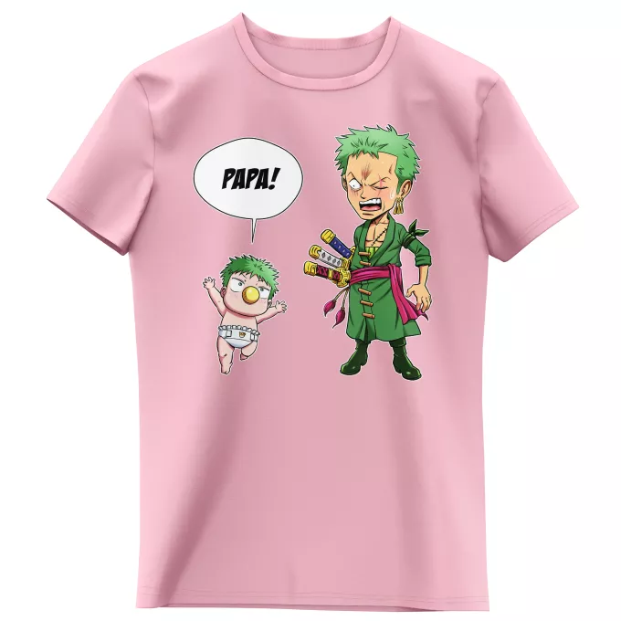 T-shirts Enfants Filles Parodie One Piece Un fiston démoniaque !! - Zorro Roronoa, Baby Beel