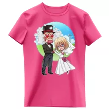 T-shirts kinderen meisjes Manga-parodieën