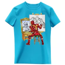 Flickor barnens T-shirts Film parodier