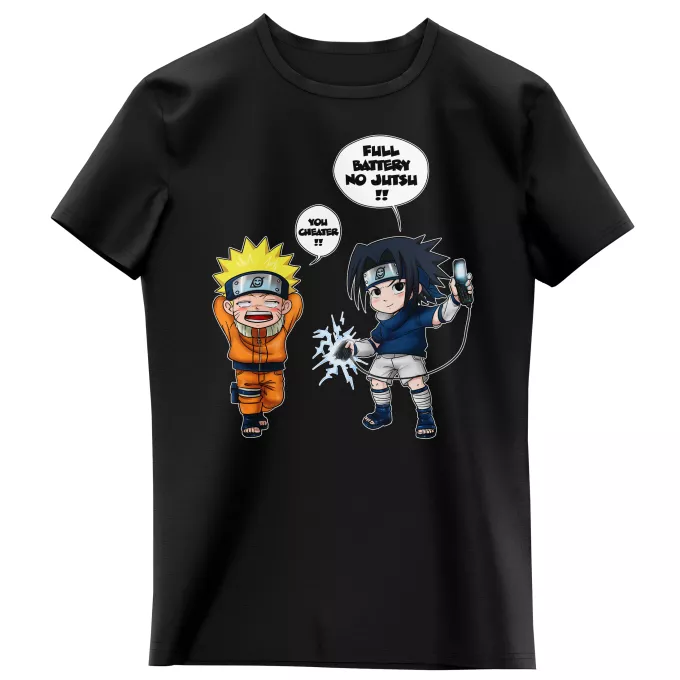 Girls Kids T-shirts Parody of Naruto Sasuke