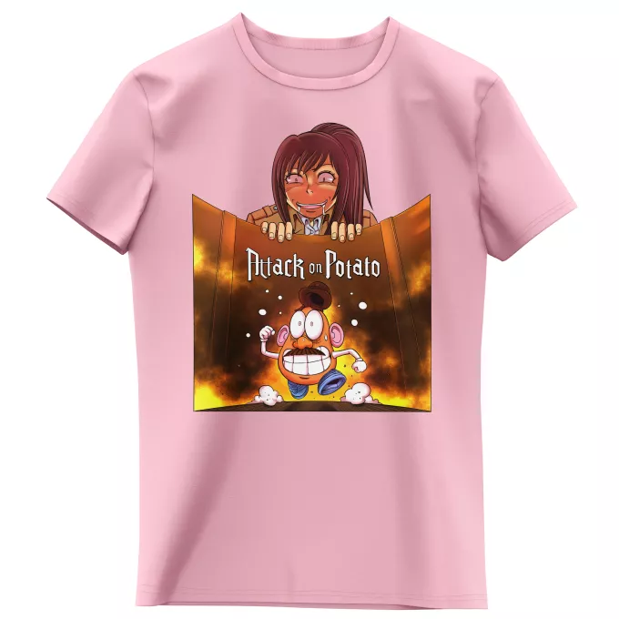 T-shirts kinderen meisjes Parodie Toy Story Sasha Braus van Attack on Titan en Meneer aardappelhoofd van Toy Story - De Kolossale Titan