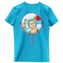 Maglietta per bambine e ragazze Roronoa Zoro – Parodia dei One Piece