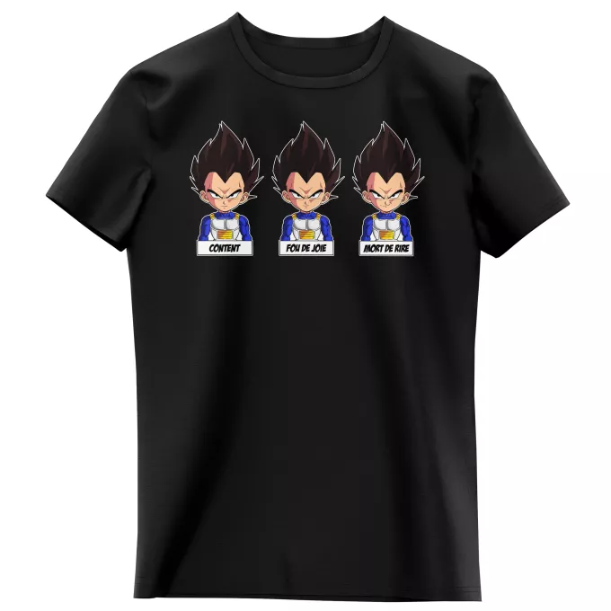 T-shirts Enfants Filles Parodie Dragon Ball Z - DBZ Un jeu d'acteur de niveau princier - Végéta