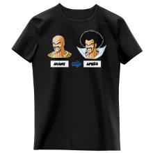 T-shirt Enfant Fille Nappa « Avant - Après » – Parodie Dragon Ball Z