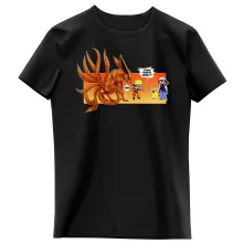 T-shirt Enfant Fille Naruto « Un nouveau dresseur... » – Parodie Pokémon