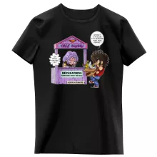 T-shirt Enfant Fille Seiya « Réparations Tous Métaux ! » – Parodie Saint Seiya