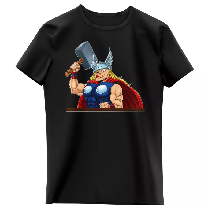 Mädchen Kinder T-Shirts Parodie auf Thor Thor