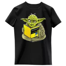 T-shirt Enfant Fille Yoda « En grammaire, un zéro, il est... » – Parodie Star Wars