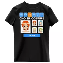 T-shirt Enfant Fille Nami « Générateur de personnages » – Parodie One Piece