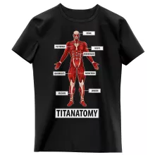 T-shirt Enfant Fille Armin « Titanantomy » – Parodie L'attaque des Titans