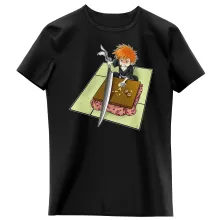 Ichigo Kurosaki Girls Kids T-shirt – Bleach parody