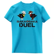 T-shirt Enfant Fille Manga Style « Baka Baka DUEL !! » – Parodie Baka Baka
