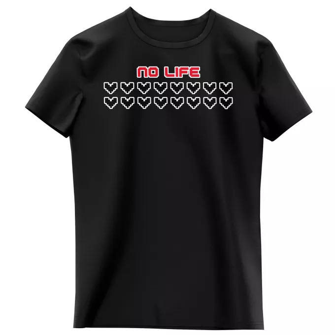 Magliette per bambine e ragazze Paoridia videogiochi Pixel No Life Design