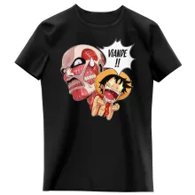 T-shirts crianças raparigas – One Piece de parodia