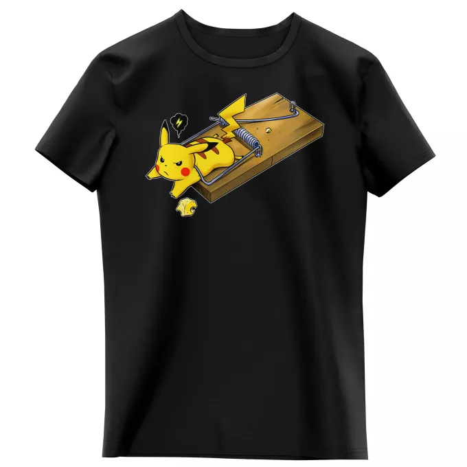 Camisetas Niñas Parodia Pokémon Pikachu