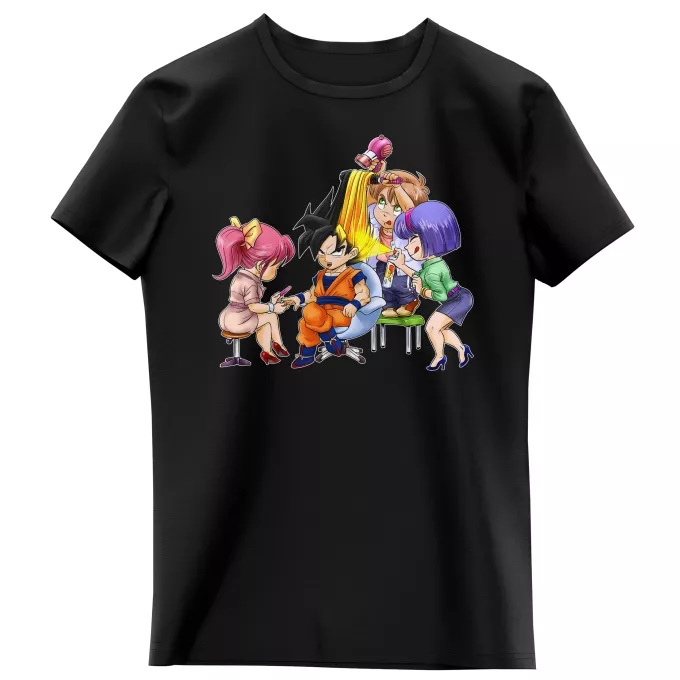 Magliette per bambine e ragazze Paoridia Dragon Ball Z - DBZ Son Goku Super Saiyan
