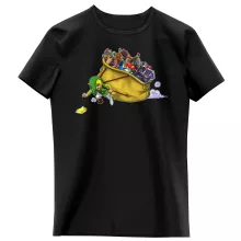 T-shirts crianças raparigas Paródias de videojogos