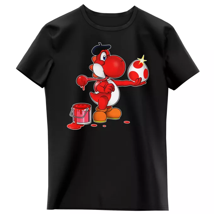 Magliette per bambine e ragazze Paoridia Yoshi Yoshi rosso