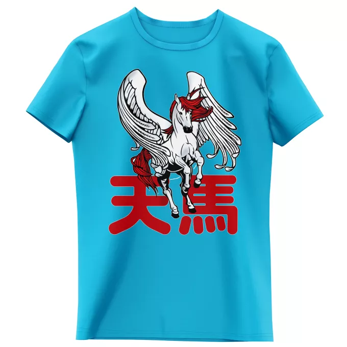 T-shirts Enfants Filles Parodie Culture Manga Tenma - Pégase - Manga Style
