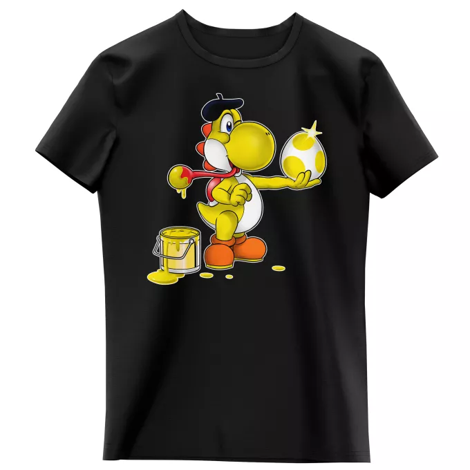 Magliette per bambine e ragazze Paoridia Yoshi Yoshi giallo